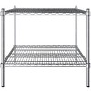 PRO&Family 24" x 30" NSF Chrome 2 Wire Shelf Kit