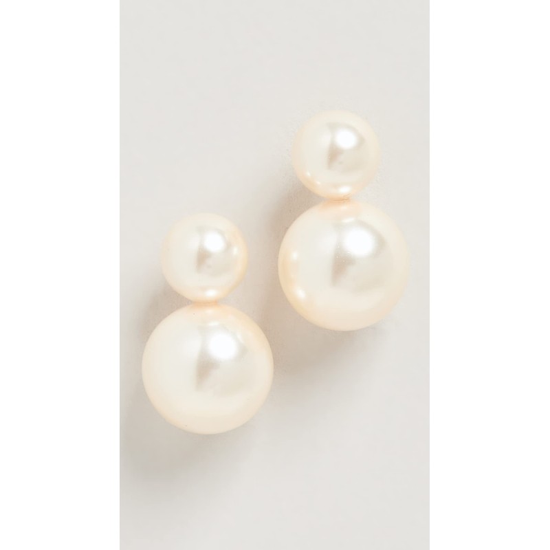 Jennifer Behr Women's Iris Earring, Pearl, Off White, One Size