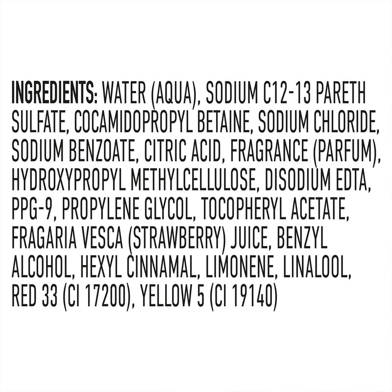 Suave Shampoo, Sun-Ripened Strawberry Family-Size – Energizing Shampoo with Strawberry