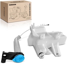 A-Premium Windshield Washer Reservoir Tank Assembly with Standard Capacity Compatible with Mazda CX-5 CX5 2017-2024 - with Cap & Fluid Level Sensor & Filler Neck & Bracket