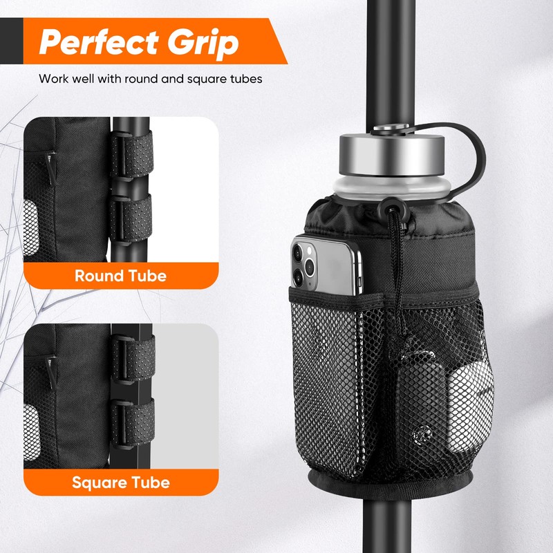 Belinous 2 Pack UTV Cup Holder for 8-32oz Bottles, Roll