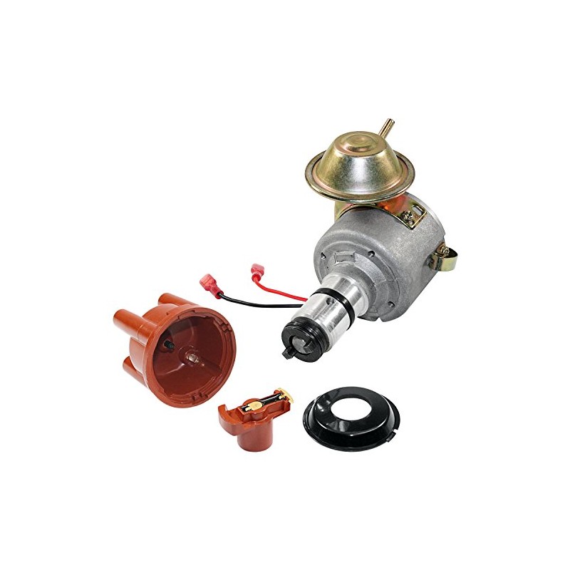Kuhltek Motorwerks 0231170034EL Vacuum Advance Distributor with Electronic Ignition for