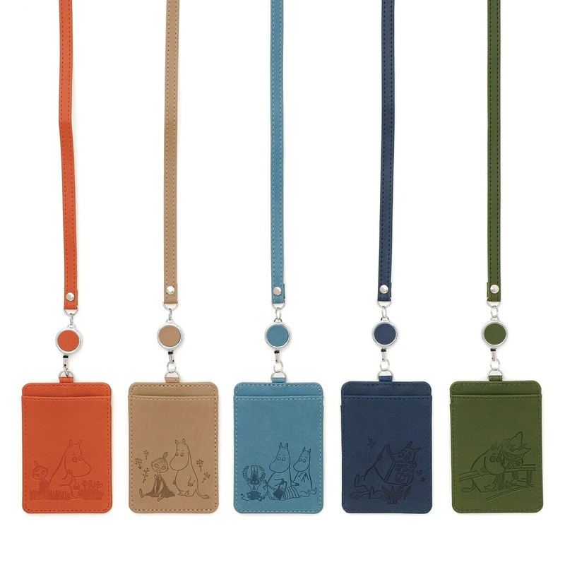 [HIGHTIDE] MOOMIN Pass Case, Navy, navy