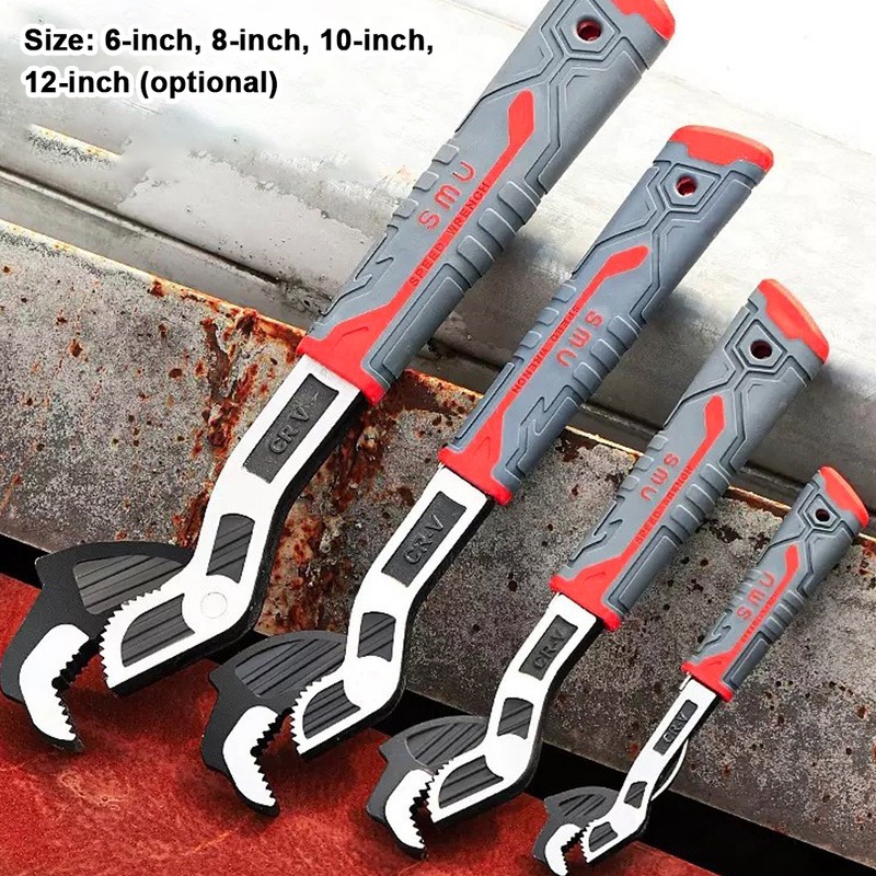 Multifunctional Wrench 40CR Chromium Vanadium Steel Self-Adjusting Wrench Quick Opening
