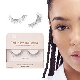 Pestañas postizas Naturales tira transparente que no se nota al aplicarlas Extensiones de pestañas - The New Natural Consigue un look clásico y una mirada definida, no daña las pestañas naturales