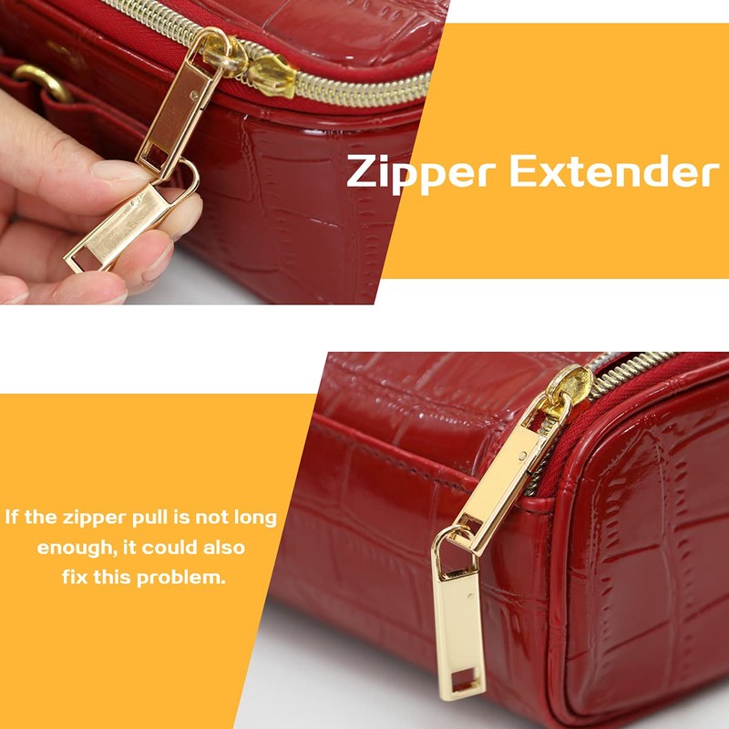 Zipper Pulls Replacement 8 Pcs Metal Easy to Install Luggage