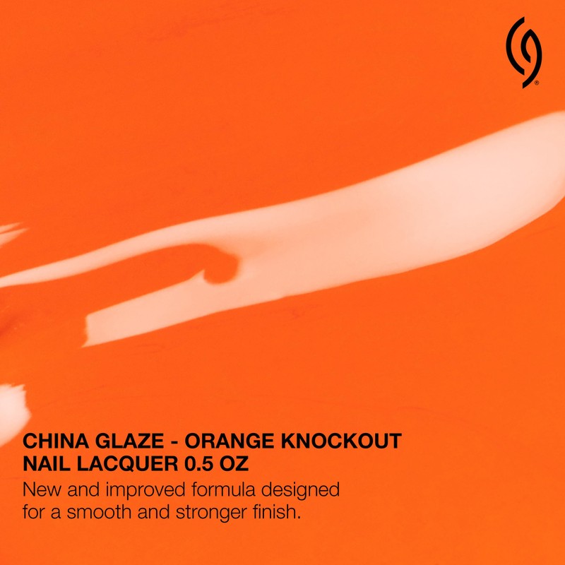 China Glaze Esmalte de Uñas Orange Knockout, Color de Alta