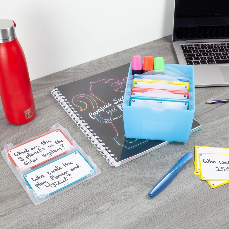 Oxford Flashbox, Box for Storing, Revising and Scanning Index Cards