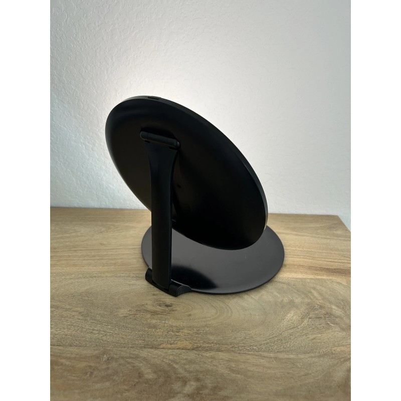 Glo Tech Foldable Travel LED Mirror Black Open Box