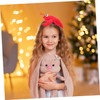Gatuida 3Pcs Red Crayfish Plush Headbands Festive Party Headdress Soft