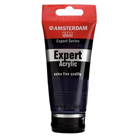 Amsterdam Expert Series Acrylic Paint - Permanent Violet Blue 568 - Large Body, Semi-Transparent, Professional Quality - Light Resistant, Durable, 75ml Tube