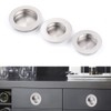 Recessed Sliding Door Handles Stainless Steel Hidden Flush Finger Handle
