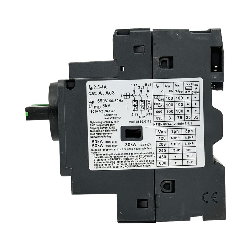 New Motor Circuit Breaker GV2P08 2.5-4A Manual Motor Starter with