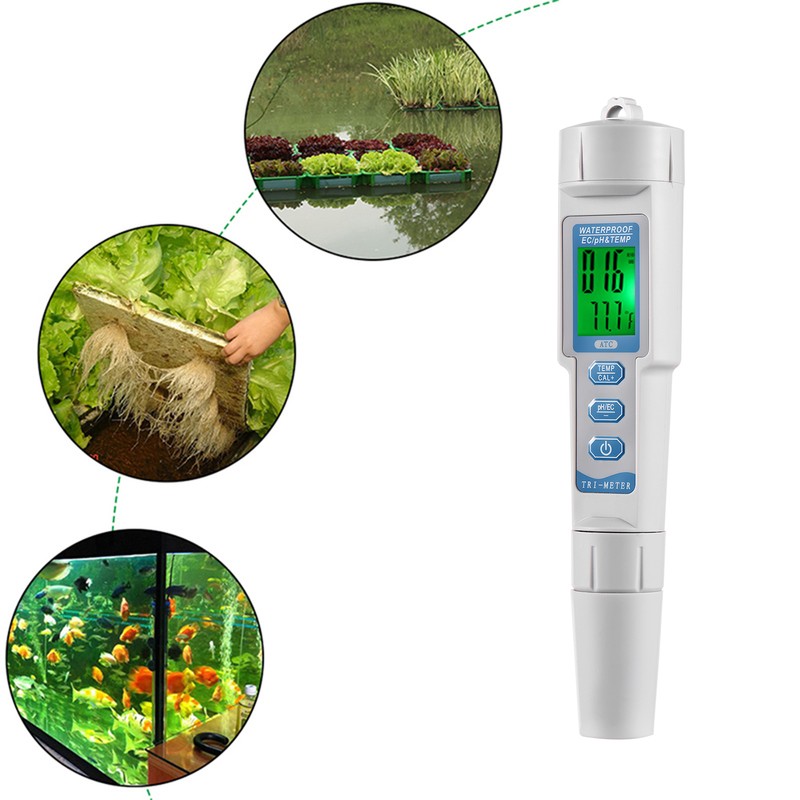 Professional 3 in 1 Multi Parameter Water Quality Tester Portable