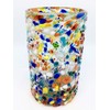 MexHandcraft Multicolor 'Confetti Rocks' 14 oz drinking glasses (set of