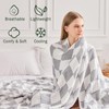 EMME Checkered Throw Blanket Cotton for Couch Soft Muslin Blankets