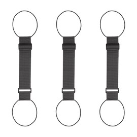 3 Pieces of Luggage Straps, Adjustable Luggage Straps, Elastic Luggage Straps, Travel Bag Fastening Ropes, Fixed Lanyards, Suitable for Suitcases, Backpacks, and Satchels