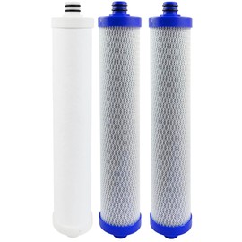 Hydrotech Compatible Reverse Osmosis Replacement Water Filter Cartridge Set 41400008/41400009 - Microline Clack Compatible with S-7011 / S-7028 by IPW Industries Inc