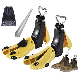 JJDPARTS Shoe Stretcher Women Men, Boot Stretcher for Women, Adjustable Unisex Boot Wide Feet (Pack of 2, For Wm's 11-14, Men's 10-14)