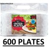 Super Strong Heavy-Duty Paper Plates, 9" (600 ct.) Microwave Safe,