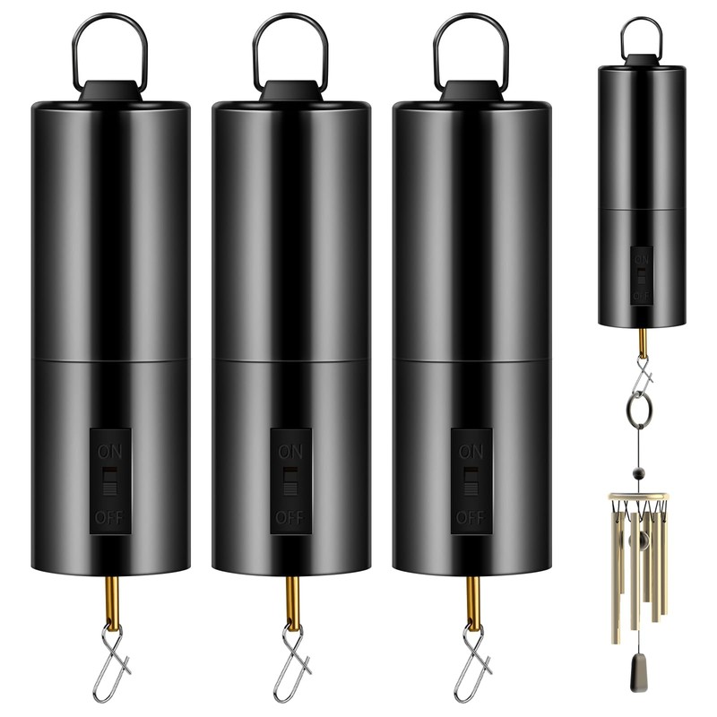 1 Piece Hanging Black Rotating Motor Wind Spinner Mobile Battery