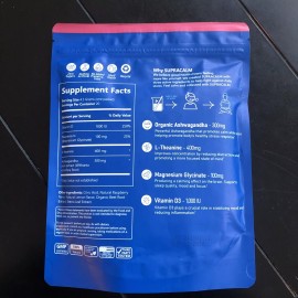 SUPRACALM 20 Powdered Drink Packets Relaxation Calm Focus No Sugar/GMO Exp 09-26