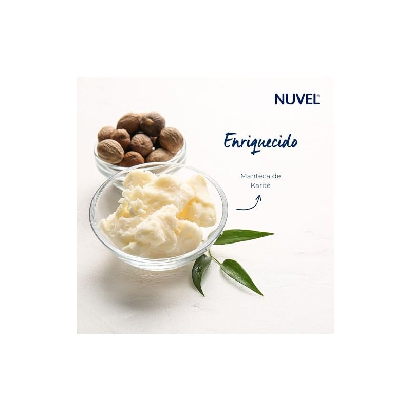Nuvel Crema Corporal Humectante para Piel Extra Seca con Manteca