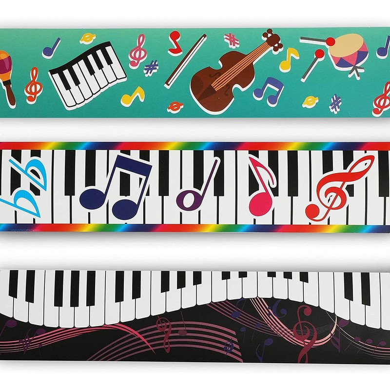 Bright Creations Music Bulletin Board Border Trim Set - Music