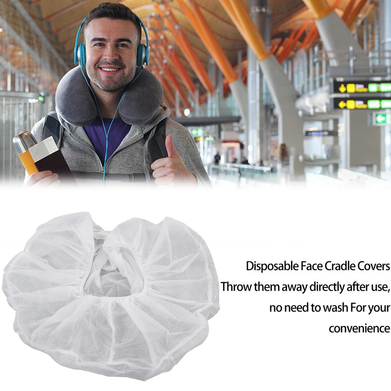 50Pcs Disposable Face Cradle Covers Non Woven Pillowcase for U