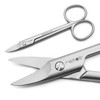 Remos toenail scissors in beak shape, made of stainless steel,