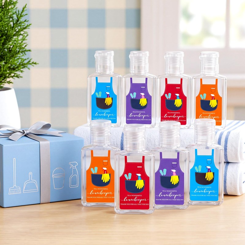 48 Pcs Housekeeping Week Gifts Bulk Mini Hand Sanitizer Set