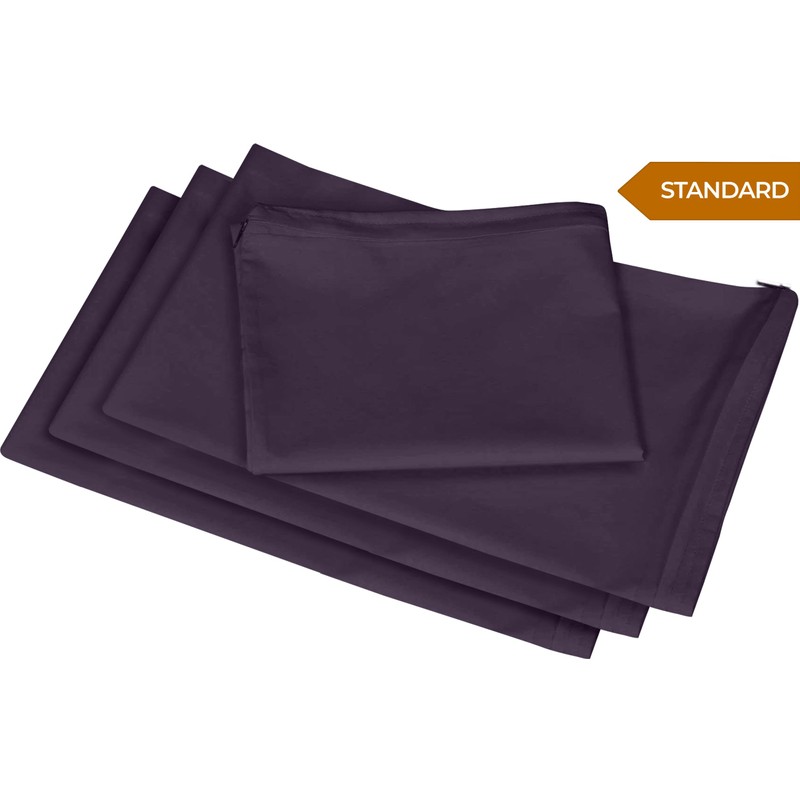 Utopia Bedding 4 Pack Waterproof Pillow Protectors with Zipper Standard