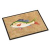 Caroline's Treasures 8816JMAT Rainbow Trout Doormat 24x36 Front Door Mat