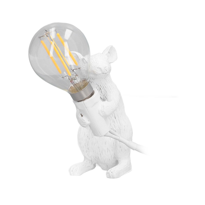 Modern Resin Mouse Lamp E12 Creative Desktop Decoration Animal Lamp