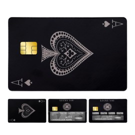 Gosknor 4 Pcs Credit Card Skin Sticker, Credit Card Decals Skin Debit Card Skin Cover Sticker Bank Card Skin Fun Debit Card Stickers for Credit Card Debit Card
