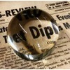 meigan Magnifier Magnifier Semicircular Domed 6x Paperweight Magnifier Magnifier Loupe