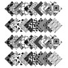 Soimoi Geometric Print Precut 10-inch Cotton Fabric Quilting Squares Charm