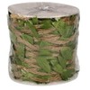 Natural Jute Twine Ribbon with Artificial Green Leaves – 33ft