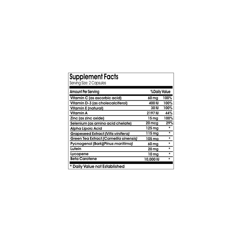 Super Antioxidant Formula // 100 Capsules // Pure // by