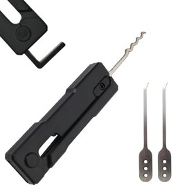 Lockpicking set，Lockpicking-Werkzeug, Einfach Zu Verwenden und Tragbar, Lockpicking-Set Für Schuppen, Tore, Schulturnhallen-Spinde, Zäune, Werkzeugkästen und Schließfächer