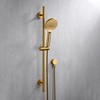 Luxier SB01-30-G 30 in. Adjustable Slide Bar for Handheld Showerheads