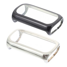 KICHOUSE Smartwatch Screen Case for 2pcs Set TPU Watch Protection Shell Scratch Easy Access Buttons