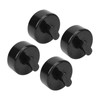4pcs Jack Lift Pad Lifting Pucks Rubber Black Auto Accessory
