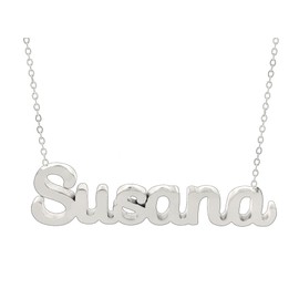 Damen-Halskette mit Namen, Edelstahl, mit Original-Geschenkbox, personalisierter Schmuck für Freunde, Brautpaar Only Faith, standard, Edelstahl, Nicht zutreffend.