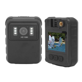 Mini Cámara Corporal, Cámara de Vídeo Portátil con Clip de Bolsillo 2K Ultra HD con IP65 Resistente Al Agua, Grabadora de Vídeo Portátil para Grabación Deportiva para Seguridad