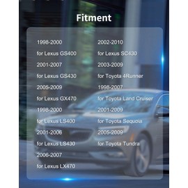 ECCPP Timing Chain Kit fit for 2001-2009 for Toyota Sequoia;2005-2009 for Toyota Tundra;2002-2010 for Lexus SC430 OE# ZY08-12-670,ZJ01-12-670