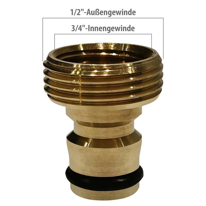 Rosenstein & Söhne Hose Connector: Set of 2 Tap Hose