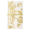 Maruai ceremonial envelope, wedding, silk weave, gold foil stamped, 1