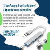 Extensor Hub Usb 3.0 De 4 Puertos Y Alta Velocidad