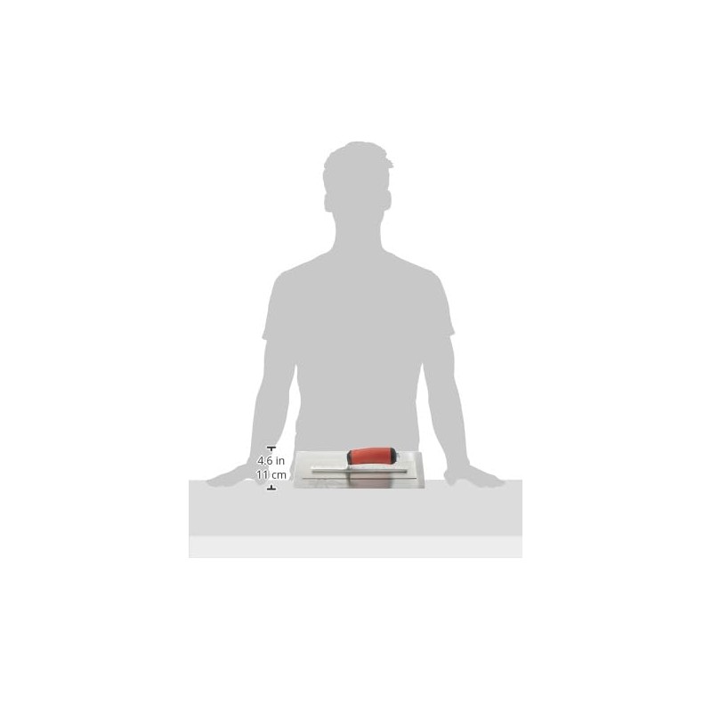 Marshalltown PermaFlex Finishing Trowels, DuraSoft Handle Material, 356mm Length, 110mm